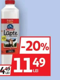 Olympus Lapte Consum 3,7% 1,5L