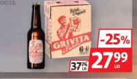 GRIVIȚA BERE BLONDĂ 6X0.33L