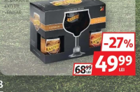 Kasteel Bl&Arămie 4x0.33L + Pahar