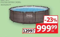 BESTWAY PISCINĂ RATAN CADRU 366X100CM