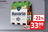 Bavaria 0% Alcool Măr 6x0.33L