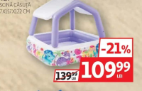 INTEX PISCINĂ CĂSUȚĂ 157X157X122 CM