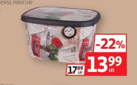 CUTIE DECORATĂ DIVERSE PRINTURI 12L