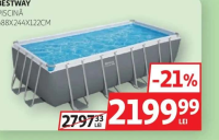 BESTWAY PISCINĂ 488X244X122CM