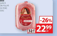 SISSI ȘUNCĂ DIN PULPĂ DE PORC 650G