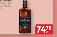 BALLANTINE'S WHISKY 7 ANI 0.7L