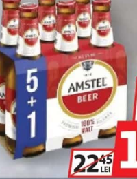 AMSTEL BERE BLONDĂ 5+1X0.33L