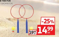One Two Fun Set Badminton