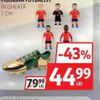 FIGURINĂ FOTBALIST ÎN GHEATĂ 7 CM