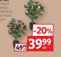 Actuel Ghiveci lămâi/portocal artificial 52cm