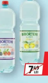 BIBORȚENI APĂ AROMATIZATĂ CARBOGAZOASĂ 2L