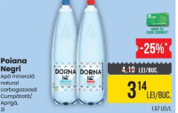 Poiana Negri Apă minerală naturală carbogazoasă Cumpătată/Aprigă 2l