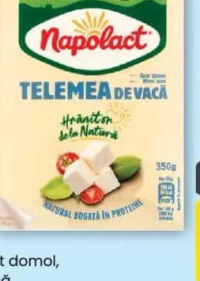 Napolact Telemea cu gust domol din lapte de vacă 350g