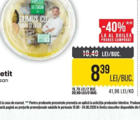 Mega Apetit Humus cu susan și zatar 200g