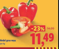 Ardei gras roșu per kg