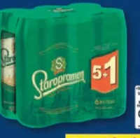 Staropramen Bere blondă (5+1) x 0,5 L