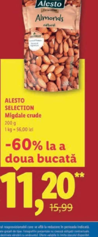 Alesto Selection Migdale crude 200 g