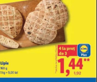 Brutăria Lidl Lipie 160g