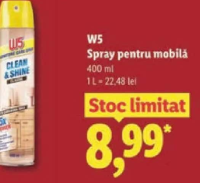 W5 Spray pentru mobilă 400 ml