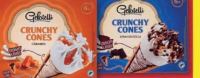 Gelatelli Înghețată Crunchy Cones stracciatella / caramel 6 x 110 ml
