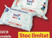 TOUCH Șervețele umede antibacteriene 70 buc.