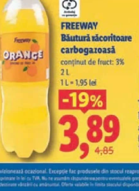 Freeway Băutură răcoritoare carbogazoasă conținut de fruct: 3% 2 L