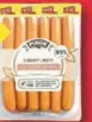 PIKOK Crenvurști din piept de pui 500 g + 100 g