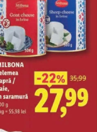 MILBONA Telemea capră / oaie în saramură 500 g