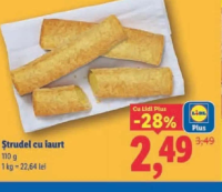 Brutăria Lidl Ștrudel cu iaurt 110g