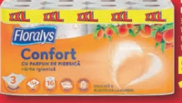 FLORALYS Hârtie igienică 3 straturi 16 buc.
