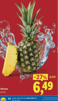 Ananas per kg
