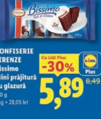 Confiserie Firenze Bissimo Mini prăjitură cu glazură 210 g