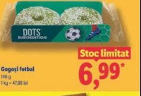 Brutăria Lidl Gogoși fotbal 146g