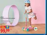 LUPILU Trotinetă cu 3 roți cu LED cu licență