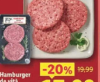 Hamburger de vită Irish Angus 260 g