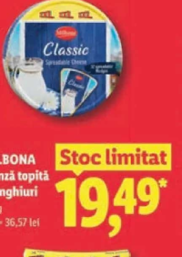 MILBONA Brânză topită triunghiuri 533 g