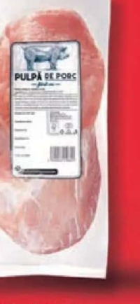 Pulpă de porc, fără os per 100 g