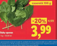 Baby spanac 100g
