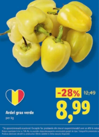 Ardei gras verde per kg