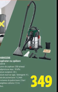PARKSIDE Aspirator cu spălare 1600 W