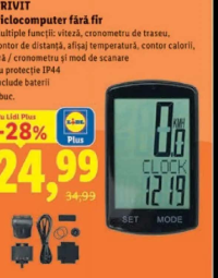 CRIVIT Ciclocomputer fără fir