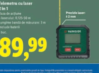 PARKSIDE Telemetru cu laser 2 in 1