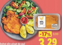 Șnițel din piept de pui per 100 g