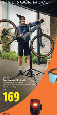 CRIVIT Suport reparații bicicletă