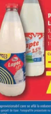 PILOS Lapte 3,5% grăsime 1,5 L