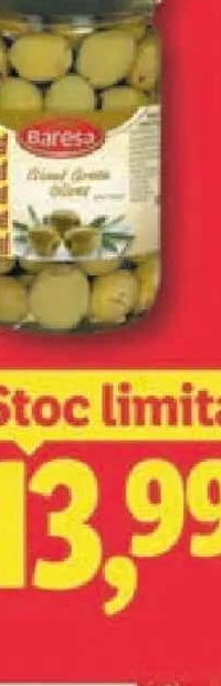 BARESA Măsline gigant verzi fără sâmburi 720ml
