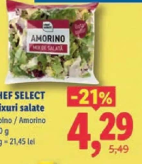 Chef Select Mixuri salate Lupino / Amorino 200 g