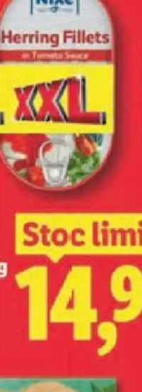 NIXE File de hering în sos tomat 3 x 200g