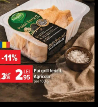 Agricola Puiul Fericit Pui grill fericit per 100g