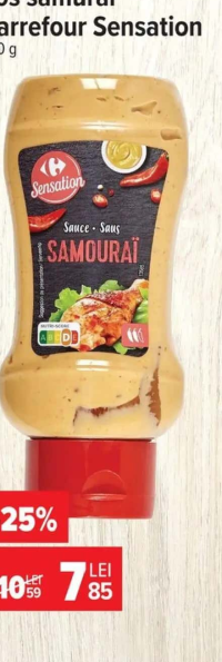 Carrefour Sensation Sos samurai 340 g